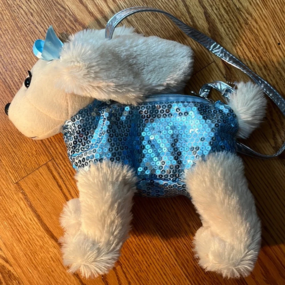 NWOT GIRLS POODLE PURSE - Picture 1 of 7